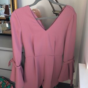TOPSHOP romper w/ fun sleeves! Perfect for spring!
